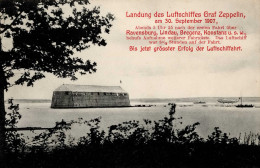 Zeppelin Landung Luftschiff Graf Zeppelin 30.9.1907 I-II Dirigeable - Dirigeables