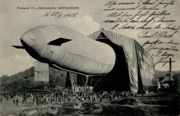 Zeppelin Leichlingen Parseval III Mit Ballonhalle I-II Dirigeable - Dirigeables