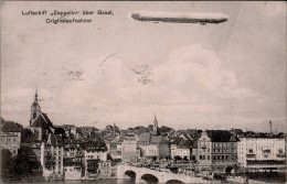 Zeppelin Luftschiff Zeppelin über Basel I-II Dirigeable - Dirigeables
