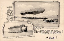 Zeppelin LZ I Erstaufstieg 2.7.1900 I-II Dirigeable - Dirigeables