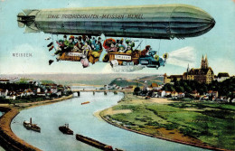 Zeppelin Meissen II (Ecken Abgestossen) Dirigeable - Dirigeables