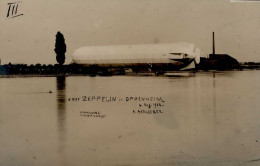 Zeppelin Oppenheim Graf Zeppelin 4.08.1908 Rückseite Gestpl. Hacker (Luftschiffkapitän) I-II Dirigeable - Dirigibili