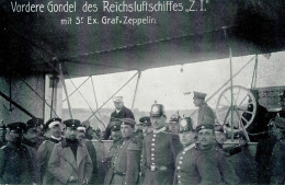 Zeppelin Vordere Gondel Des Reichsluftschiffes Z.I. Mit Graf V. Zeppelin I-II Dirigeable - Dirigeables