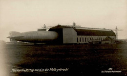 Zeppelin Wilhelmshafen Marine Luftschiff Wird In Die Halle Gebracht I-II Dirigeable - Luchtschepen