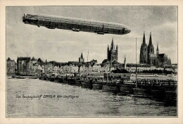 Zeppelin Z II (LZ 5) über Köln I-II Dirigeable - Zeppeline