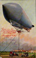 FRANKFURT/MAIN ILA 1909 - Das Französische Luftschiff Patrie Gruß Von Der ILA Künstlerkarte Sign. Hans Stövhase I-II - Airships