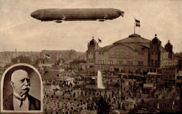 ILA Frankfurt A.M. 1909 Zeppelin (RS Mit Vignette) II (Stauchung) Dirigeable - Luchtschepen