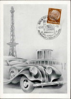 Automobilausstellung Berlin 1938 Mit So-Stempel I-II - Altri & Non Classificati