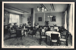 AK Solingen-Ohligs, Hotel Central, Empfangsraum I. Etage  - Solingen