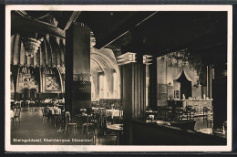 AK Düsseldorf, Gasthaus Rheinterrasse, Rheingoldsaal  - Duesseldorf