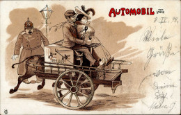 Auto Automobil Vom Lande 1898 I-II - Sonstige & Ohne Zuordnung