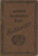 Fahrrad Offenbach Ausweis Vom Arbeiter-Rad Und Kraftfahrer-Bund Solidarität 1932 Cycles - Autres & Non Classés