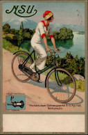 Fahrrad Werbung Neckarssulm Fahrzeugwerke I-II (fleckig) Publicite Cycles - Other & Unclassified