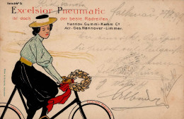 Fahrrad Werbung Hannover-Limmer Excelsior-Pneumatic I-II Publicite Cycles - Autres & Non Classés
