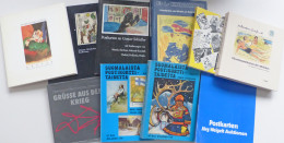 AK-Geschichte Tolles Konvolut Mit 16 Büchern, Katalogen, Nachschlagewerken Zum Thema Geschichte Der Ansichtskarte - Autres & Non Classés