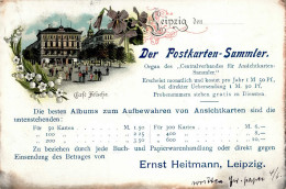 AK-Geschichte Leipzig Der Postkarten-Sammler Organ Des Centralverbandes Für Ansichtskartensammler 1896 I-II (Ecken Besto - Otros & Sin Clasificación