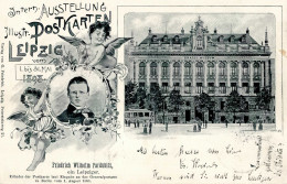 AK-Geschichte Leipzig Internationale Ausstellung Illustr. Postkarten 1898 I-II Expo - Autres & Non Classés
