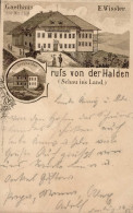 Vorläufer 1889 Oberried Gasthaus Halde Von E. Wissler II- (eine Kante Beschnitten) - Historia