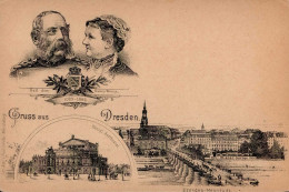 Vorläufer 1889 Dresden 800jähriges Jubiläum Haus Wettin Verlag Paul Schulze Moritzburg I-II - Historia