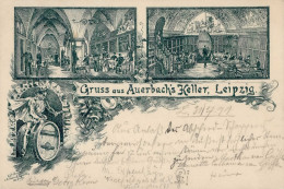 Vorläufer 1891 Leipzig Auerbachs Keller I-II - Geschiedenis