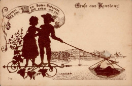 Vorläufer Ca. 1885 Konstanz II (VS Klebereste, Eckbugs) - Histoire