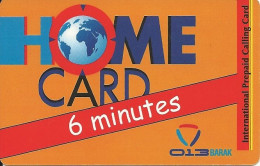 Israel: Prepaid Barak - Home Card 13/11/08 - Israele