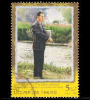 Thailand Stamp 2006 60th Anniversary Celebration Of His Majesty's Accession To The Throne (3rd Series) 5 Baht - Used - Tailandia