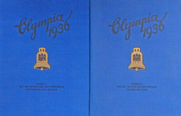 Olympiade Berlin Sammelbild-Album Lot Die Olympischen Spiele 1936 In Berlin Und Garmisch-Partenkirchen BAND I+II Vom Cig - Olympic Games