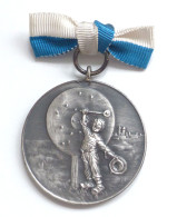 Schützen 100 Jahre Deutscher Schutzenbund 1961 Medaille Silber Ca. 40 Mm Durchm. I-II - Autres & Non Classés