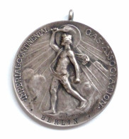 Schützen Berlin Imperial Continental Gas Association Medaille Für 25. Jähr. Dienste 1901 Silber Ca. 34 Mm Durchm. I-II - Other & Unclassified