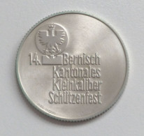 Schützen CH-Frutigen Medaille Des Bernisch Kantonales Kleink. Schützenfest Silber Ca. 30 Mm Durchm. I-II - Autres & Non Classés