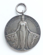 Schützen Duisburg 25 Jäh. Jubelfest 1909 Medaille Silber 40 Mm Durchm. I-II - Otros & Sin Clasificación