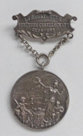 Schützen Frankfurter Schützengesellschaft Plakette Silber 1913 I-II - Other & Unclassified
