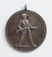 Schützen Freigericht Vereinsmeisterschaft 1930-31 Medaille Silber 29 Mm Durchm. I-II - Andere & Zonder Classificatie