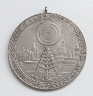Schützen Hamburg Norddeutsches Bundesschießen 1926  Medaille Silber  Ca. 40 Mm Durchm. I-II - Sonstige & Ohne Zuordnung