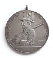 Schützen Hannover Einweihungsschießen 1905 Medaille Silber 37 Mm Durchmesser I-II - Autres & Non Classés
