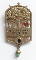 Schützen Kronach 1911 Silber-Plakette Meisterschaft  I-II - Sonstige & Ohne Zuordnung