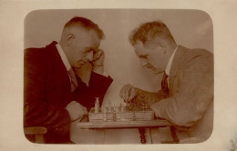 Schach Partie II (fleckig) - Schaken