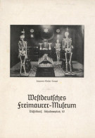 Freimaurer Broschüre Westdeutsches Freimaurer-Museum Düsseldorf, Johannis-Meister-Tempel Von Dr. Fuchs, A., 24 S. II - Scuole