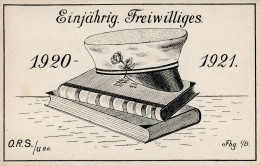 Studentika Freiburg I. Breisgau Einjähriges Freiwilliges 1920-21 I-II - Scuole