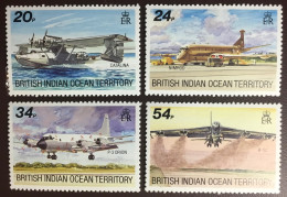 British Indian Ocean Territory BIOT 1992 Visiting Aircraft MNH - Brits Indische Oceaanterritorium