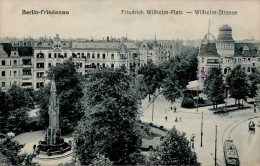 Berlin Friedenau (1000) Wilhelm Strasse Straßenbahn I-II (Marke Entfernt) - Plötzensee