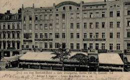 Berlin Moabit (1000) Nordwest-Hotel Cafe Thiergarten Turmstrasse I-II (Marke Entfernt) - Plötzensee