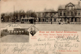 Berlin Reinickendorf (1000) Schützenhaus Schießstand 1901 II (Stauchung) - Plötzensee