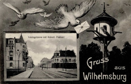 Wilhelmsburg (2000) Brieftaube Veringstrasse Kaiserliches Postamt 1913 II- (Bugspuren) - Other & Unclassified
