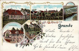 Grande (2077) Gasthaus Schwarkes Villa Berg Billthal 1901 I-II (fleckig) - Otros & Sin Clasificación