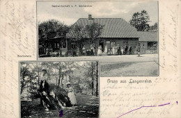 Langenrehm (2107) Karlstein Gasthaus P. Seckerdick 1905 I-II (Ecken Abgestossen) - Andere & Zonder Classificatie
