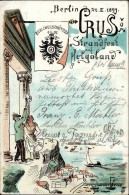 Helgoland (2192) Strandfest 24. Februar 1899 Berliner Schützengilde I- - Altri & Non Classificati
