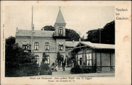 Voßloch (2200) Hotel Gasthaus Zum Grünen Wald O. Eggert 1905 I-II (fleckig) - Other & Unclassified