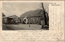 Süderhastedt (2227) Gasthof Zur Börse Von Heuer, H. 1903 I-II - Otros & Sin Clasificación